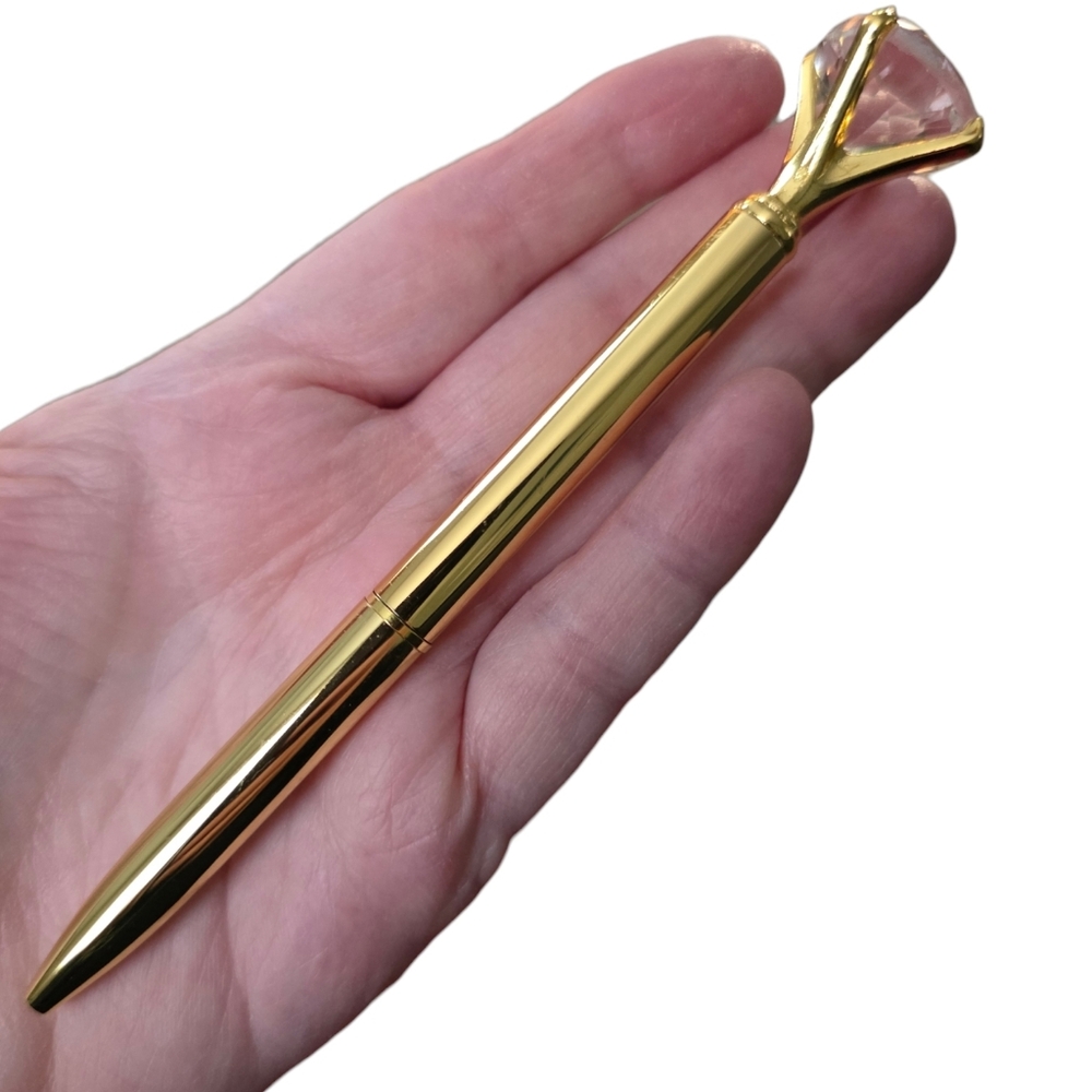 Bling Metal Pens 💎Set Of 3💎 Gold With Refills - Picture 5 of 7